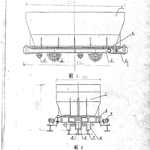 [国家专利产品]MDSC2.2T-6一种制动双门底卸矿车